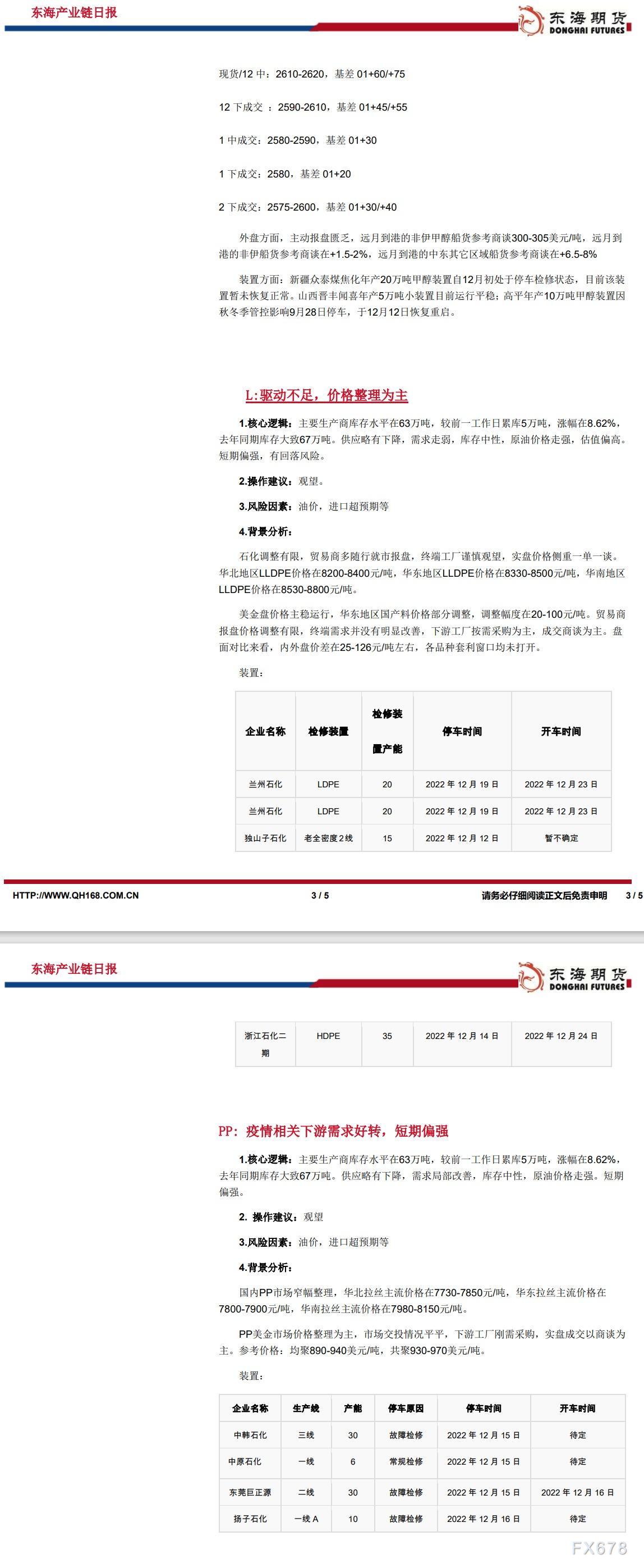 【东海期货12月20日产业链日报】能化篇:中国需求预期提振,油价小涨