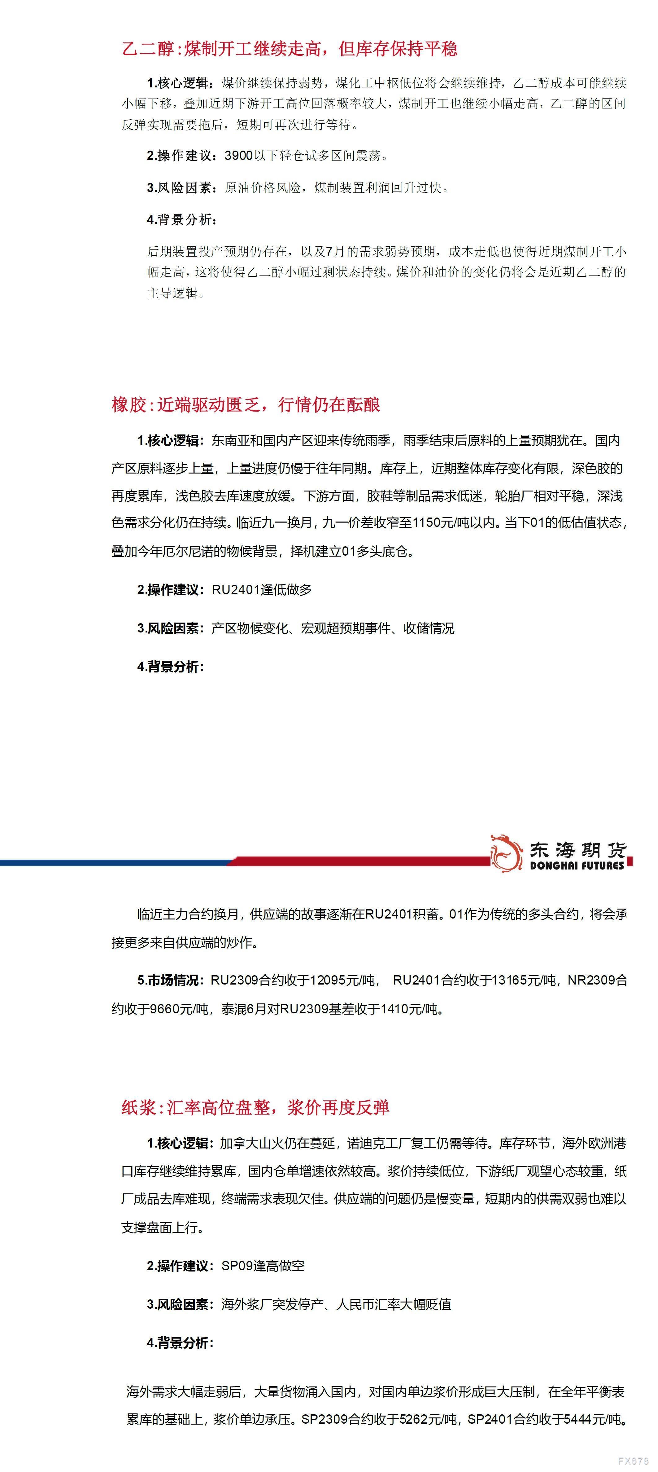 【东海期货7月4日产业链日报】能化篇:延长减产作用有限,油价小幅下跌