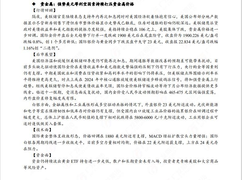 广发期货早知道:原油高位震荡思路,焦煤回调后仍有继续上行驱动