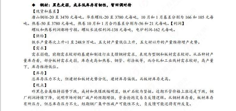 广发期货早知道:原油高位震荡思路,焦煤回调后仍有继续上行驱动
