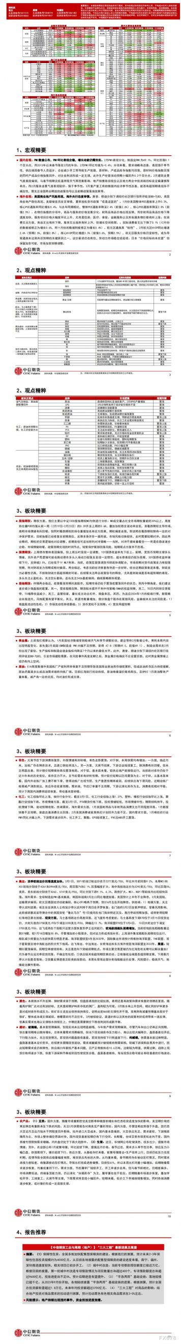 中信期货3月4日晨报：美国经济数据不佳叠加商业地产隐忧再现，金价创下新高