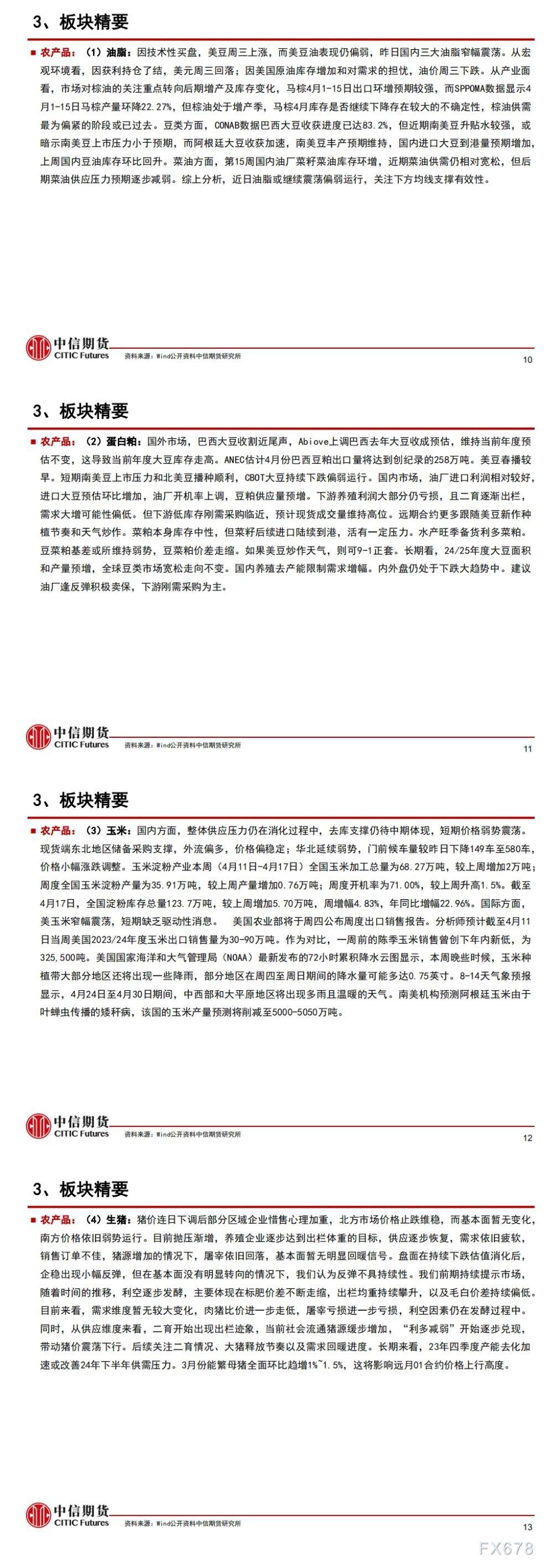 中信期货4月19日晨报:美国EIA原油库存增加,原油跌幅居前