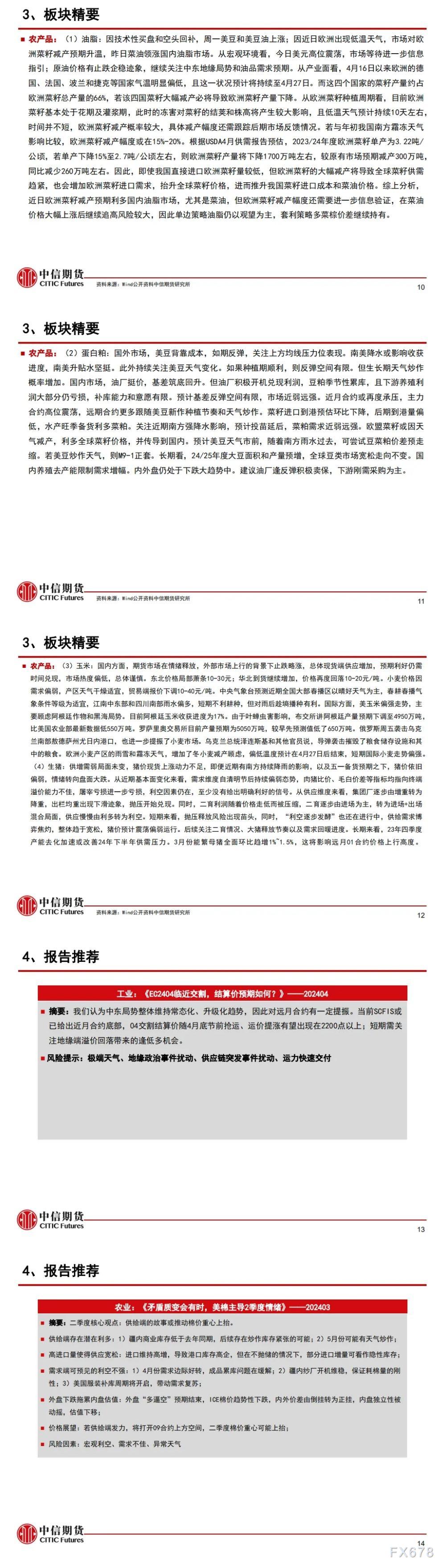 中信期货4月24日晨报：标普4月全球PMI不及预期，基本金属下跌